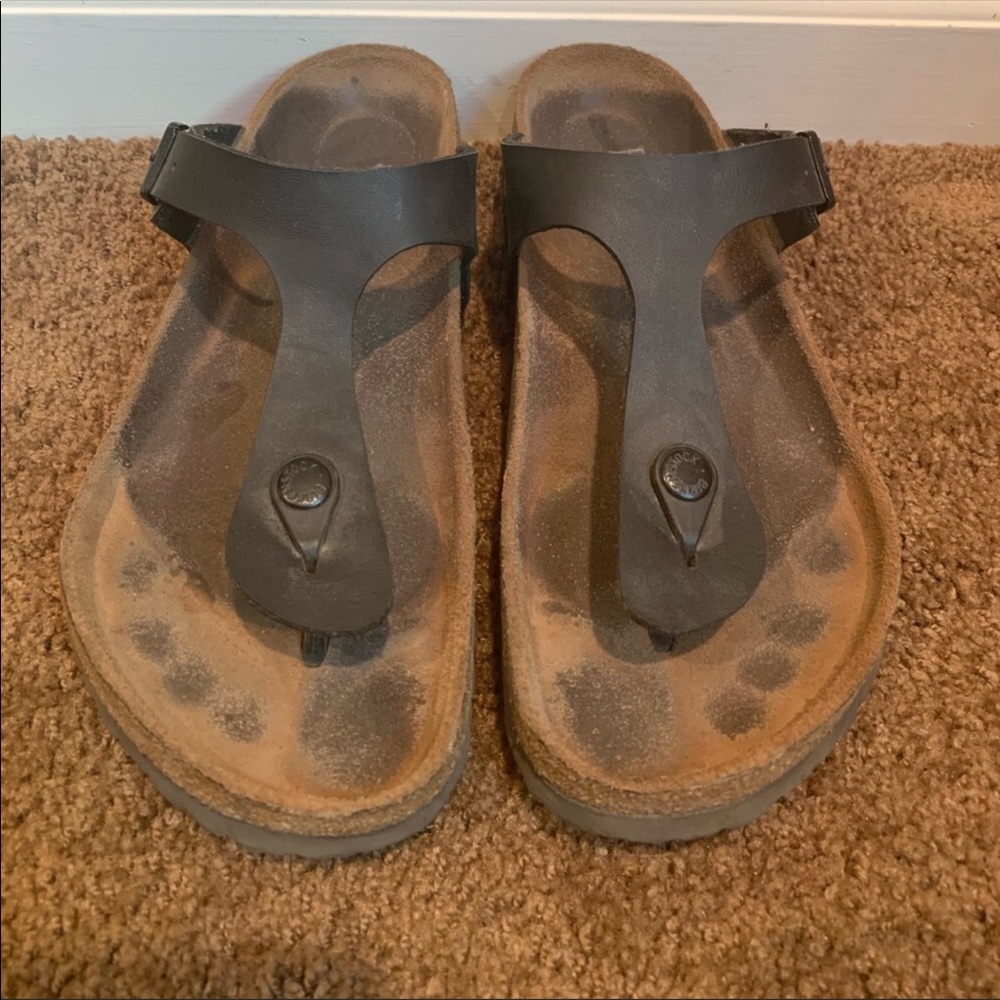 Black Birkenstock sandals